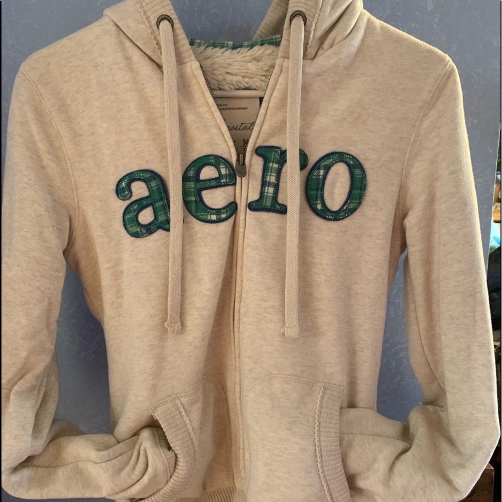 Aeropostale hooded zip up sweatshirt